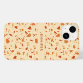 オーダーメイドの秋のテラゾーデザイン Case-Mate iPhoneケース (裏面 (横))