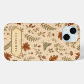 オーダーメイドの秋のルナモスイッチーフォンケース Case-Mate iPhoneケース (裏面 (横))