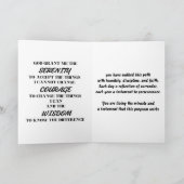 オーダーメイドの節目カード | スピリチュアル AA カード (内部)