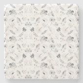 オーダーメイドの紙製コースター | 結婚式 & イベント ストーンコースター (正面)