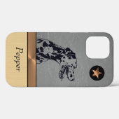 オーダーメイドの素敵なダルメシアン犬iPhoneケース Case-Mate iPhoneケース (裏面 (横))