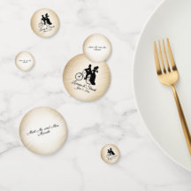 オーダーメイドの素敵な自転車の結婚式のコンフェッティ