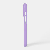 オーダーメイドの紫色の先生へのギフト iPhoneケース (左側面)