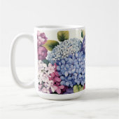 オーダーメイドの紫陽花 コーヒーマグカップ (左)