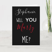 オーダーメイドの結婚しようよプロポーズ カード (正面)