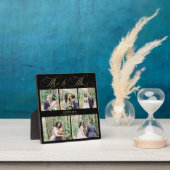 オーダーメイドの結婚写真コラージュ Mr. and Mrs. フォトプラーク (インサイチュ)