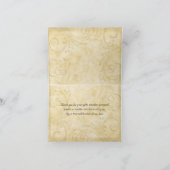 オーダーメイドの結婚式お礼カード サンキューカード (内部)