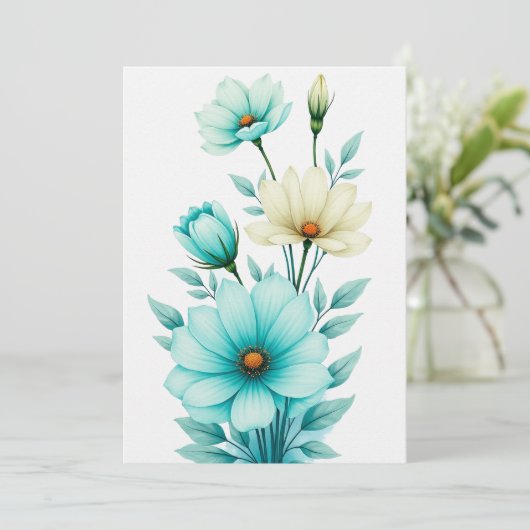 オーダーメイドの結婚式のカード 招待状 (スタンド正面)