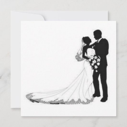 オーダーメイドの結婚式の招待状 招待状 (裏面)