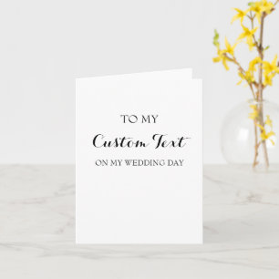 オーダーメイドの結婚式カード カード