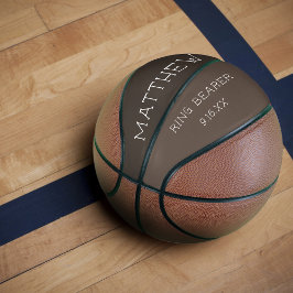 オーダーメイドの結婚式リングボーイ記念品 バスケットボール