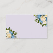 オーダーメイドの結婚式二次会 封入カード エンクロージャーカード (裏面)