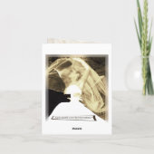 オーダーメイドの結婚式写真とメッセージのサンキューカード サンキューカード (裏面)