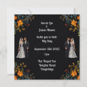 オーダーメイドの結婚式招待状と案内状 セーブザデート (正面)