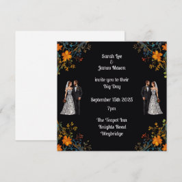 オーダーメイドの結婚式招待状と案内状 セーブザデート