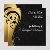 オーダーメイドの結婚式招待状 招待状 (正面/裏面)