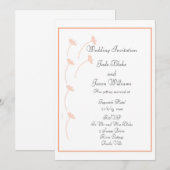 オーダーメイドの結婚式招待状 招待状 (正面/裏面)