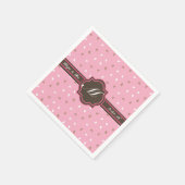 オーダーメイドの結婚式用ハンカチ スタンダードカクテルナプキン (角)