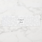 オーダーメイドの結婚式用水ボトルステッカー ペットボトルラベル (シングルラベル)