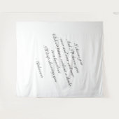 オーダーメイドの結婚式用背景 | 結婚式のタペストリー タペストリー (正面(横))