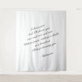 オーダーメイドの結婚式用背景 | 結婚式のタペストリー タペストリー (正面)