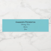 オーダーメイドの結婚式用飲料水 ペットボトルラベル (シングルラベル)