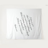 オーダーメイドの結婚式背景 | 結婚式のタペストリー タペストリー (正面(横))