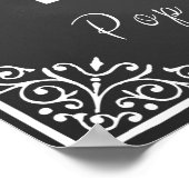 オーダーメイドの結婚式「バブルバール」看板 黒板 ポスター (角)