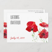 オーダーメイドの結婚式 / 結婚記念日 招待状 (正面/裏面)