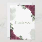 オーダーメイドの結婚記念日招待状 招待状 (裏面)