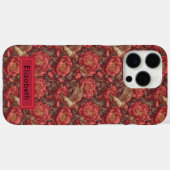 オーダーメイドの美しい芍薬のiPhoneケース ギフトに最適 Case-Mate iPhoneケース (裏面 (横))