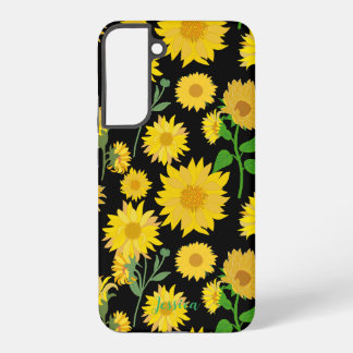 オーダーメイドの美しく華やかなひまわり SAMSUNG GALAXY S22+ケース
