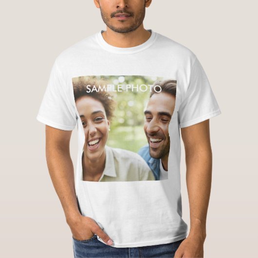 オーダーメイドの肖像画の絵柄入りグラフィックTシャツ Tシャツ (正面)