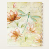オーダーメイドの花とトンボ プランナー手帳 (裏面)