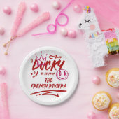 オーダーメイドの花のウェディング招待状セット ペーパープレート (パーティー)