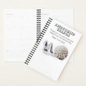 オーダーメイドの花のブライズメイドギフト プランナー手帳 (ディスプレー)