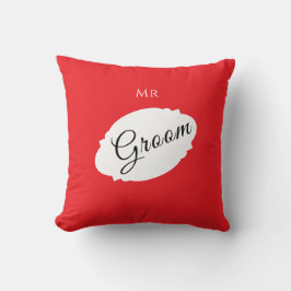 オーダーメイドの花婿用クッション - モダンインテリア クッション