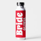 オーダーメイドの花嫁ブライズメイドパーティー ウォーターボトル (左面)