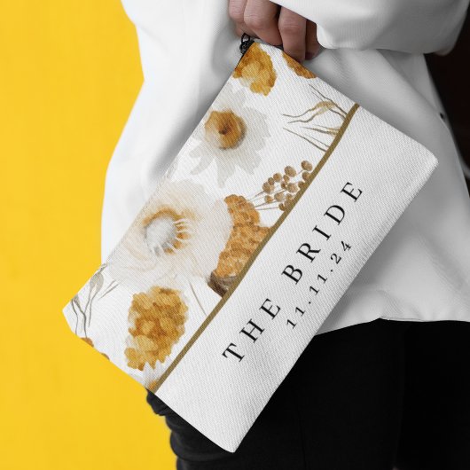オーダーメイドの花嫁プリントカット＆縫製バッグ アクセサリーポーチ