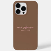 オーダーメイドの花嫁携帯ケース　バチェロレッテパーティー用 Case-Mate iPhoneケース (裏面)