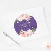 オーダーメイドの花束 ウェディングブーケ ラウンドシール (封筒)