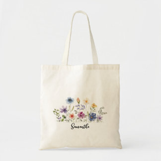 オーダーメイドの花柄 トートバッグ