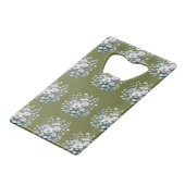 オーダーメイドの花 クレジットカード栓抜き (正面アングル)