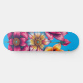 オーダーメイドの花 スケートボード (横)