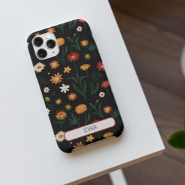 オーダーメイドの花 フワフワの野の花 iPhone 13 PROケース