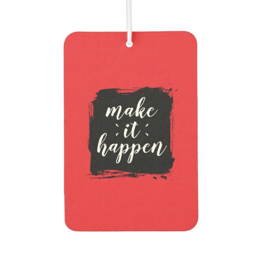 オーダーメイドの芳香剤 カーエアーフレッシュナー (正面)