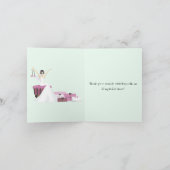 オーダーメイドの蓮の花 ブライダルシャワー 感謝 (内部)