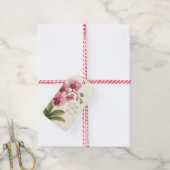 オーダーメイドの蘭の花ギフトタグ ギフトタグ (より糸付き)