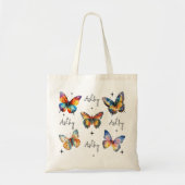 オーダーメイドの蝶のバッグ ブライズメイド・ママ・友達に最適 トートバッグ (正面)
