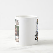 オーダーメイドの親友フォトコラージュ コーヒーマグカップ (中央)